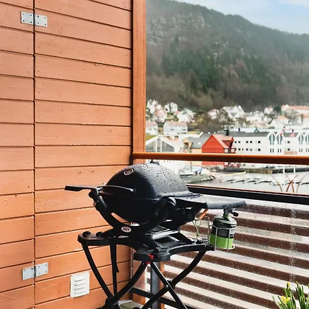 公寓 Dinbnb I On Island I Terrace And Grill I Free Parking 卑爾根